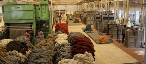 OBEETEE - Obeetee introduce Multi Effect Dyeing in a carpet industry to process the adding of color to wool fibers, yarns etc.